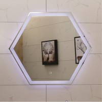 Огледало за баня LED с нагревател КЛАРИС, 80х80 см